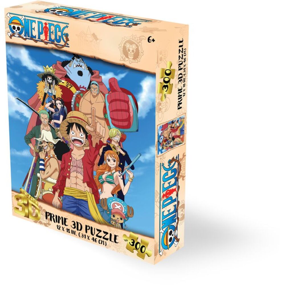 One Piece - Group 300 pc 12x18 3D Lenticular Puzzle AE Exclusive  COLLECTIBLES